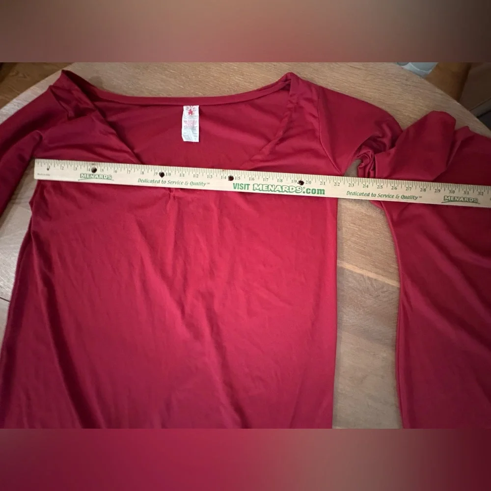 Halloween Women’s 90’s Large Red Long Sleeve Costume - Picture 7 of 8